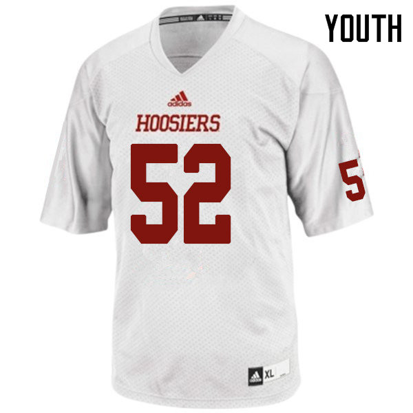 Youth #52 DaVondre Love Indiana Hoosiers College Football Jerseys Sale-White